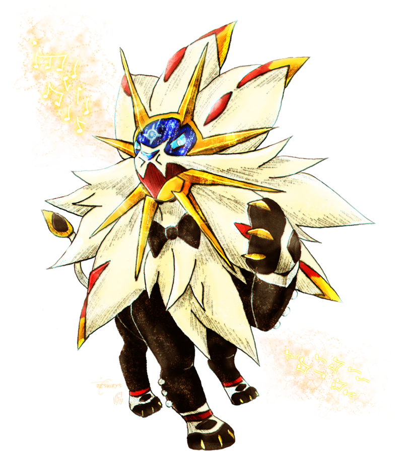 Singer Solgaleo By Neshirys - Illustration (814x982), Png Download