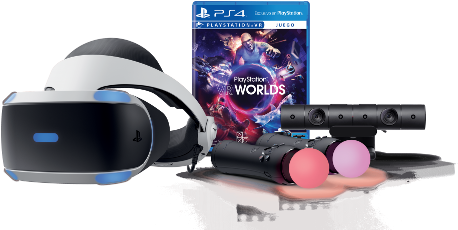 Este Es El 'ps Vr Worlds', Una Paquete Que Contiene - Psvr Skyrim Bundle (1000x529), Png Download