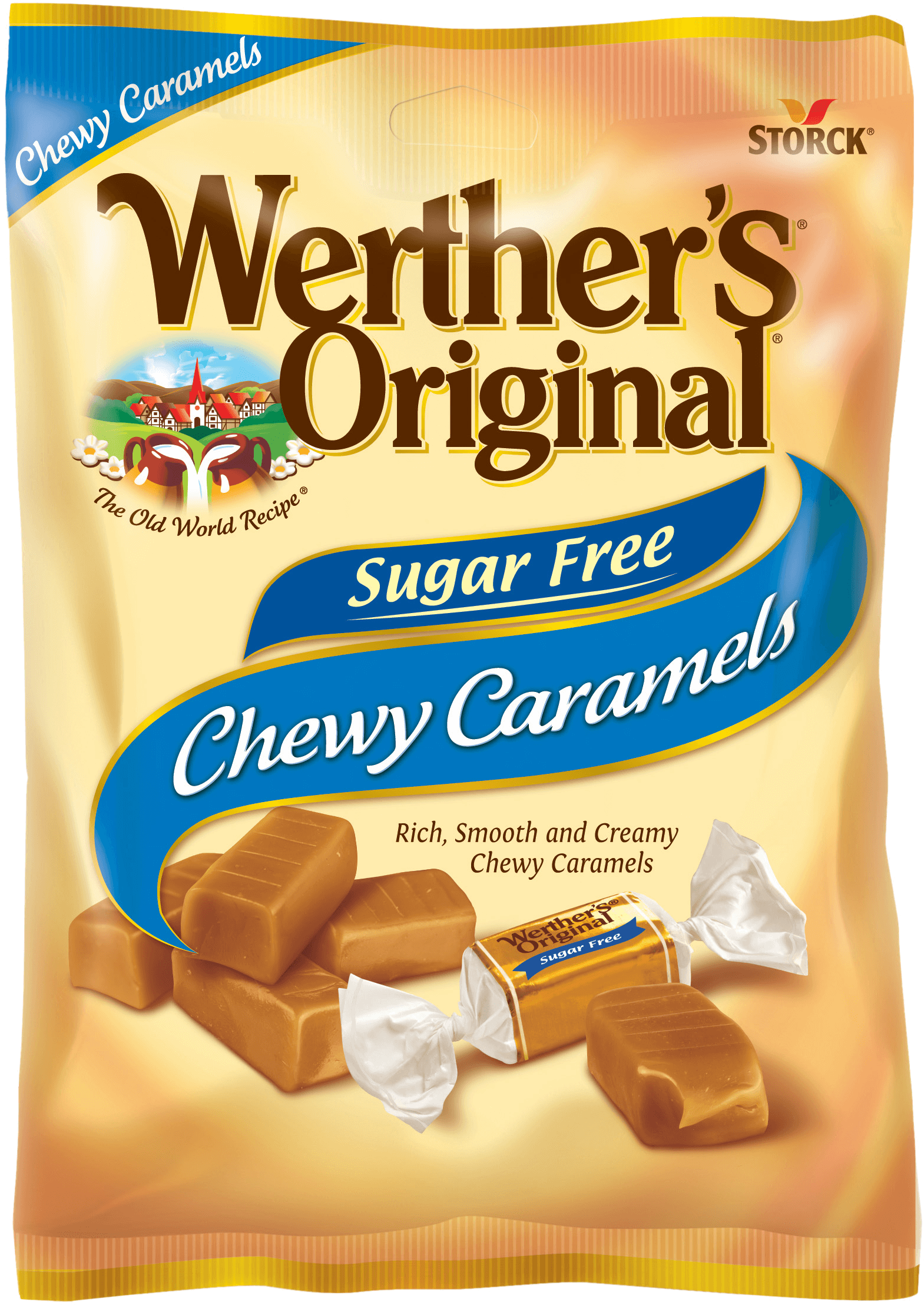 Werther's® Sugar Free - Werther's Original (1652x2446), Png Download