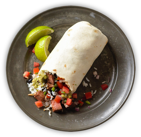 Burrito - Primetime Nachos Qdoba Review Spicy Chicken (560x560), Png Download