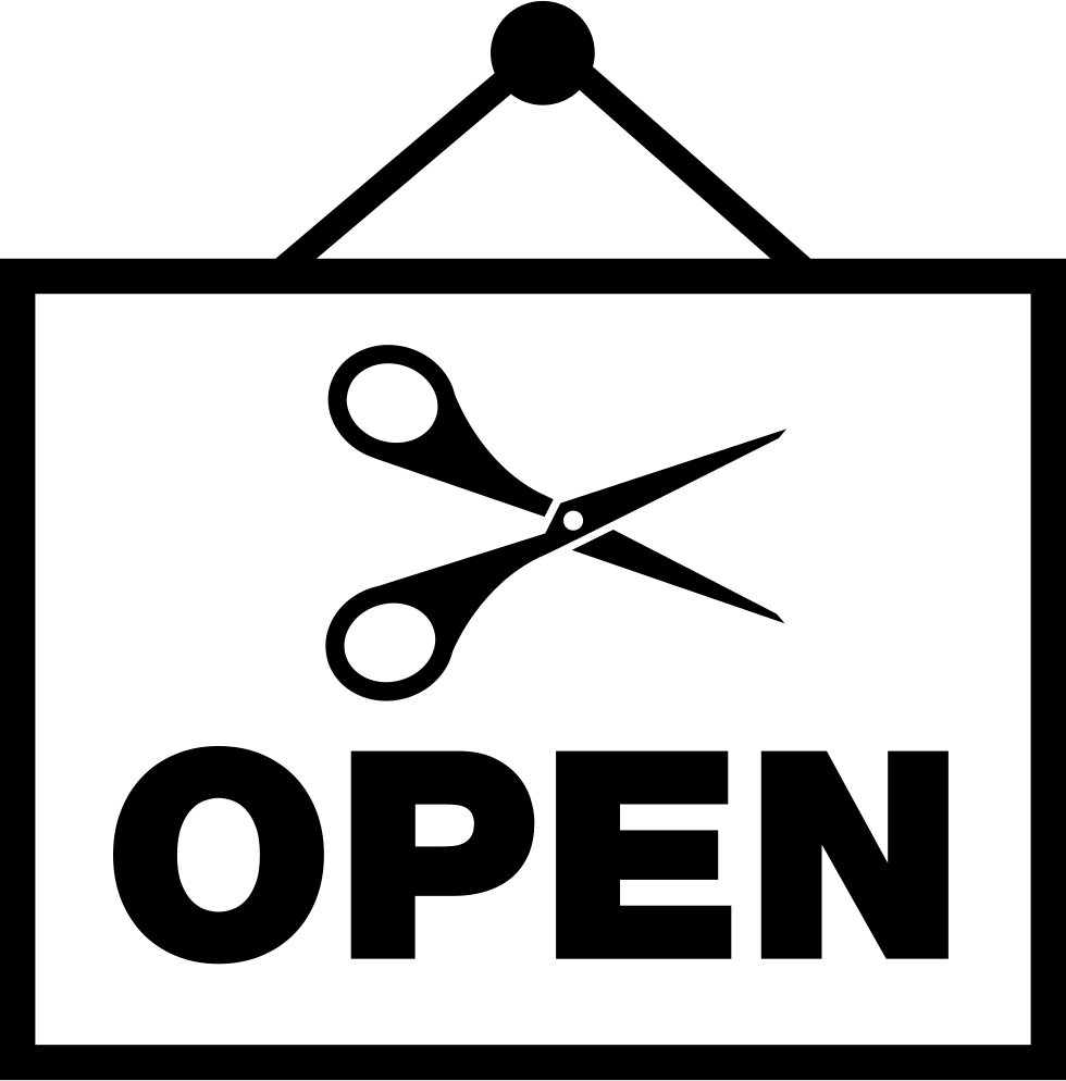 Open Hair Salon Signal Comments - Cooper Booth Wholesale Company (980x994), Png Download