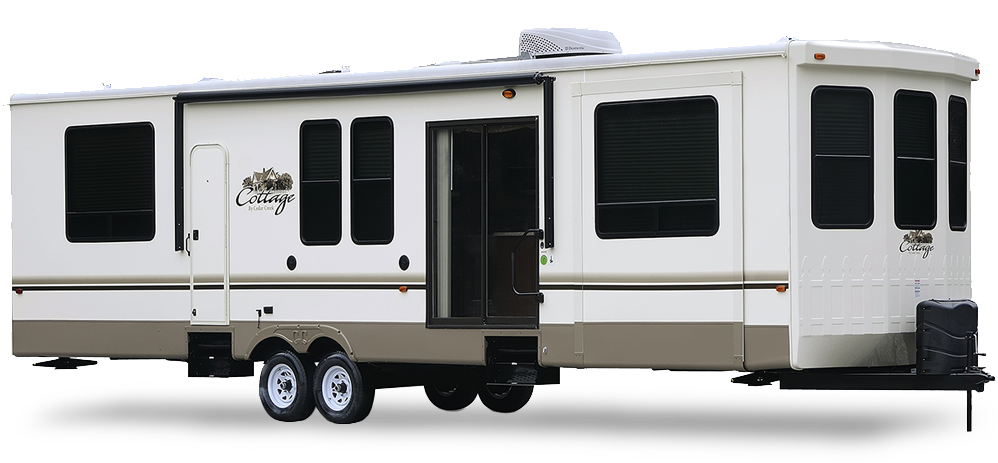 Destination Trailers For Sale In Florida And Tennessee - 2014 Cedar Creek Cottage 40cb2 (1020x574), Png Download