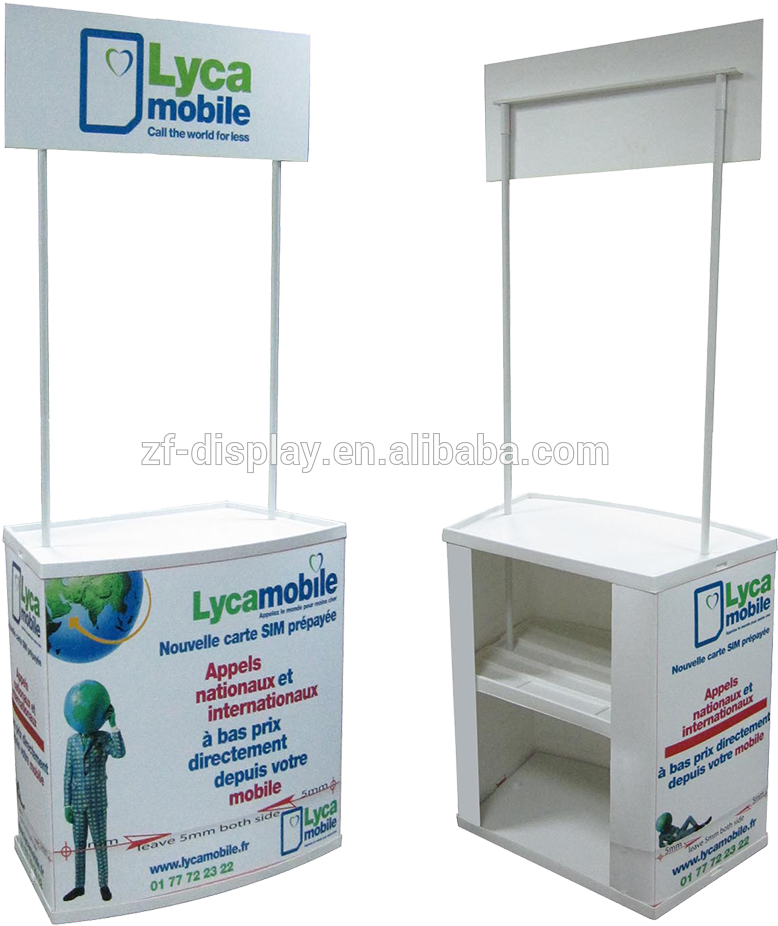 Folding Table/flexible Kiosk/promotion Counter - Promotion Table (1000x1000), Png Download