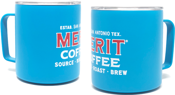 Blue Merit Camp Mug - Coffee Cup (801x711), Png Download