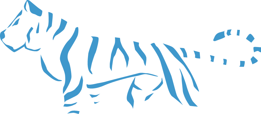 Blue Tiger - Blue Tiger Coffee Logo (863x378), Png Download