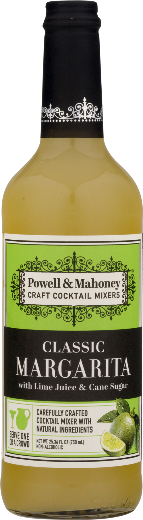 Powell & Mahoney Classic Margarita Mix With Lime Juice - Limeade (1800x1800), Png Download