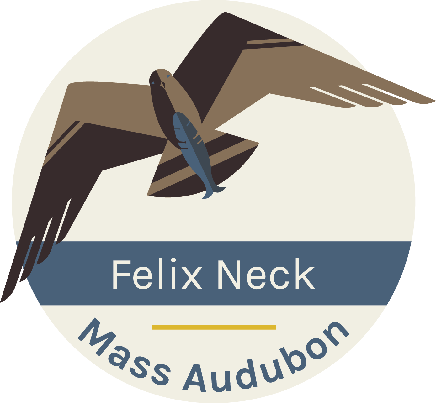 Felix Neck Wildlife Sanctuary Fern & Feather Day Camp - Graphic Design (1390x1286), Png Download