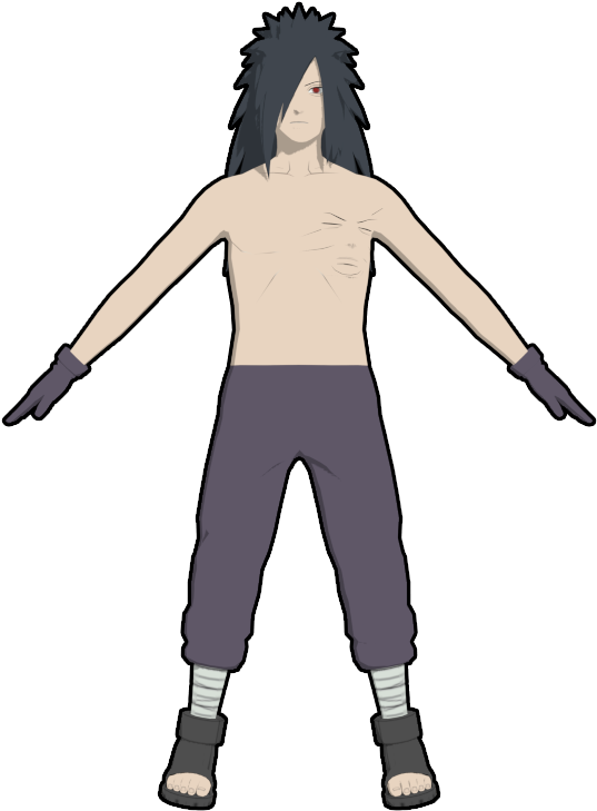 Madara With Hashirama Cells (988x741), Png Download
