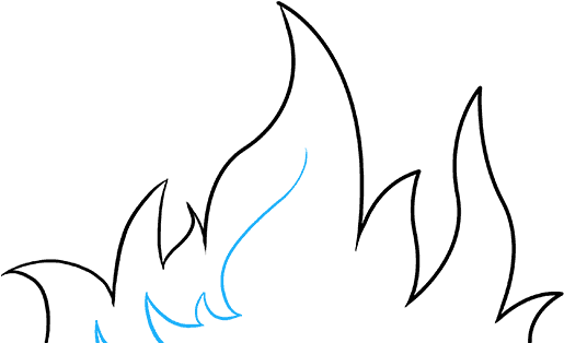 How To Draw Flames And Smoke (680x678), Png Download