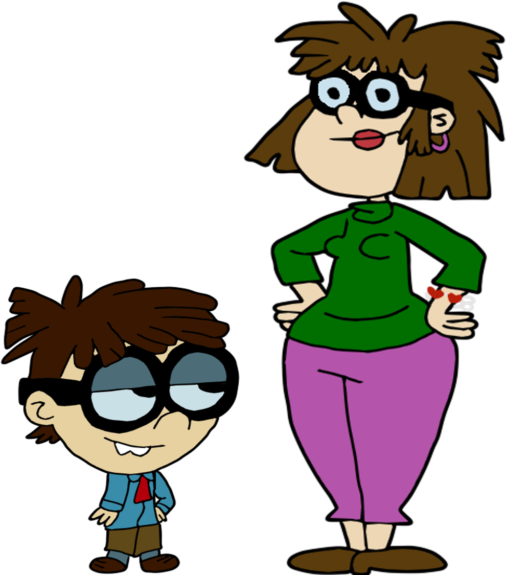 Lisa & Hugh Jr - Cartoon (1059x1125), Png Download