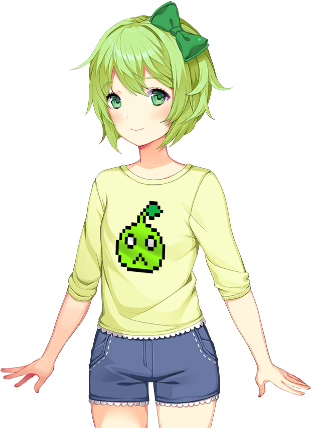 Kuudere Aleksa On Twitter - Sayori Sprite Edit (960x960), Png Download