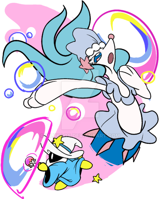 Primarina Vs Simirroir - Primarina Kirby (995x802), Png Download