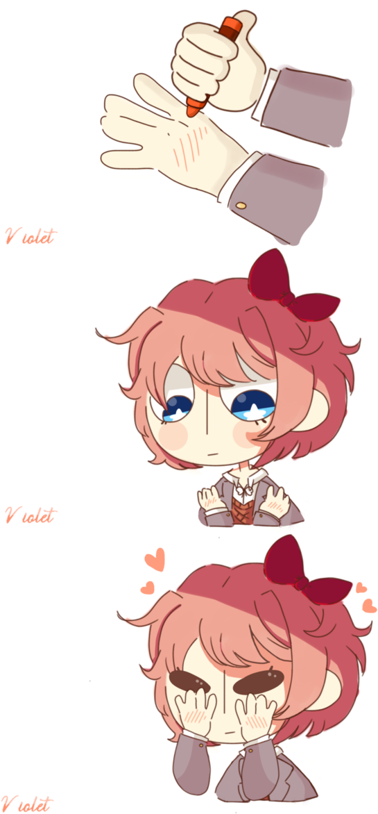 The Literature Club - Cartoon (676x1183), Png Download