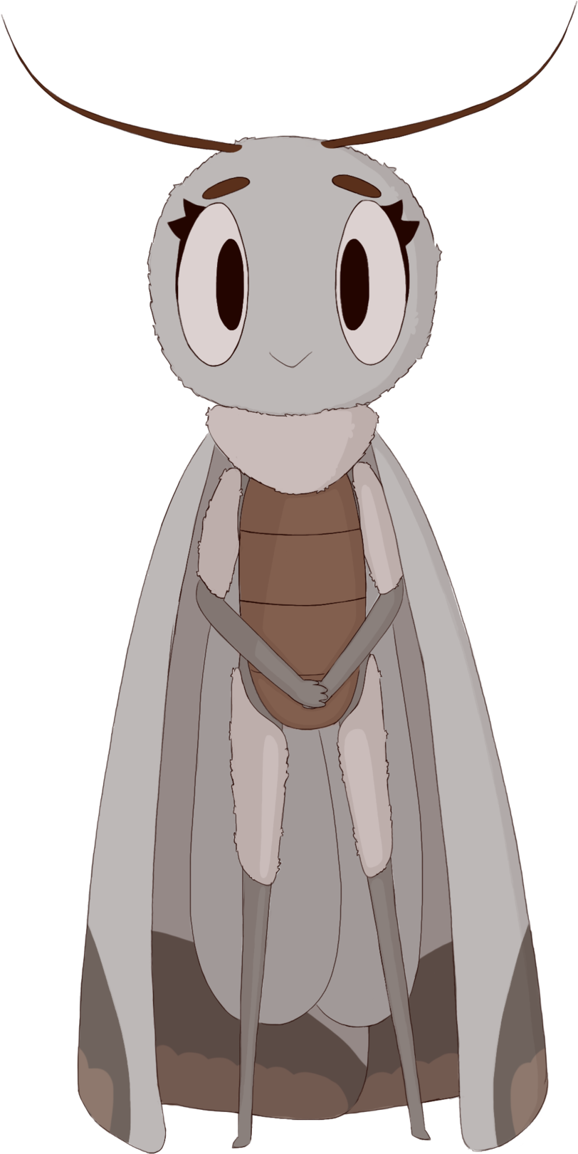 “this Is My Drawing Of Monet, A Little Moth I Had Who - Cartoon (1280x1710), Png Download