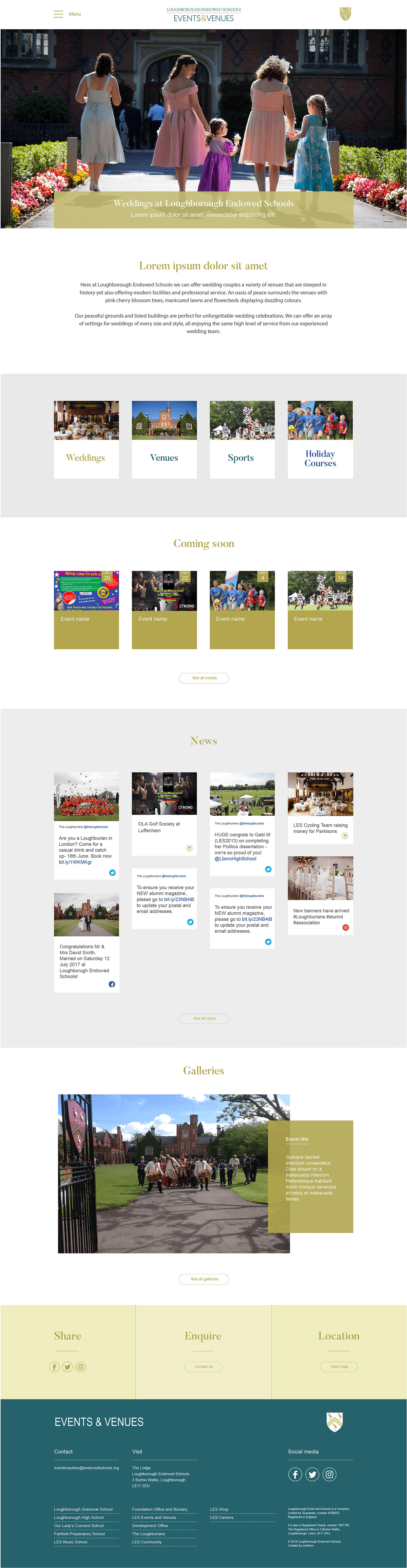 Spanning Several Schools, The Huge Project Was Creatively - Web Page (2200x7150), Png Download