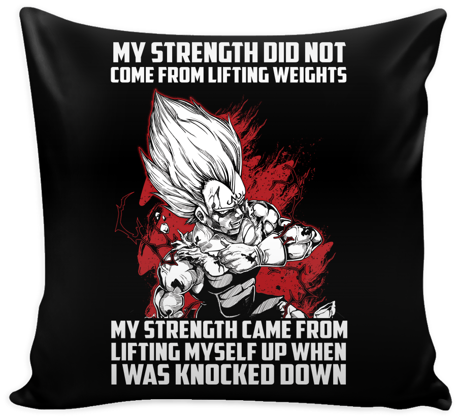 Super Saiyan Majin Vegeta Lift Up When Being Knocked - Vegeta Quotes Strength (1024x1024), Png Download