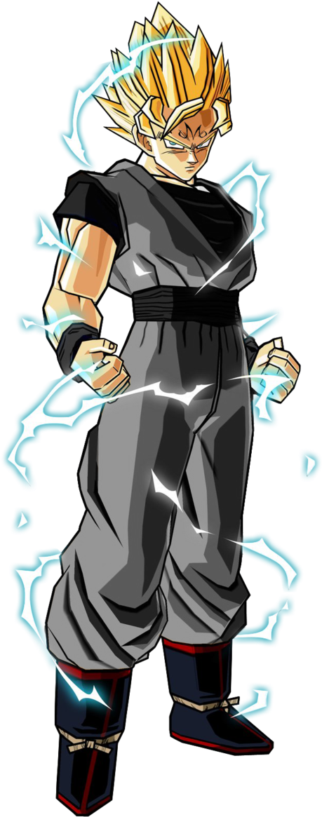 Majin Goku By Db Own Universe Arts-d3571tb - Dragon Ball Z (648x1233), Png Download
