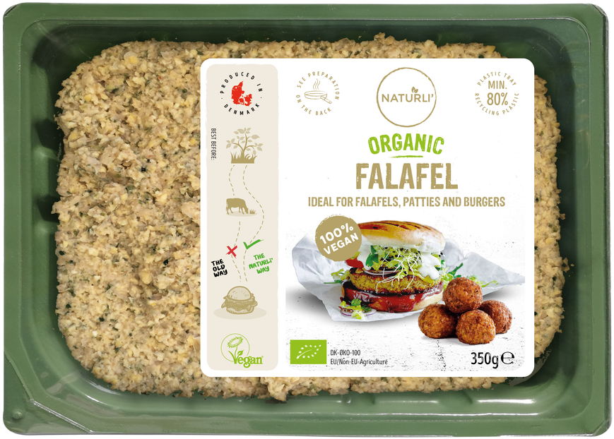Organic Ideal For Falafels, Patties And Burgers - Naturli Plantefars (943x768), Png Download