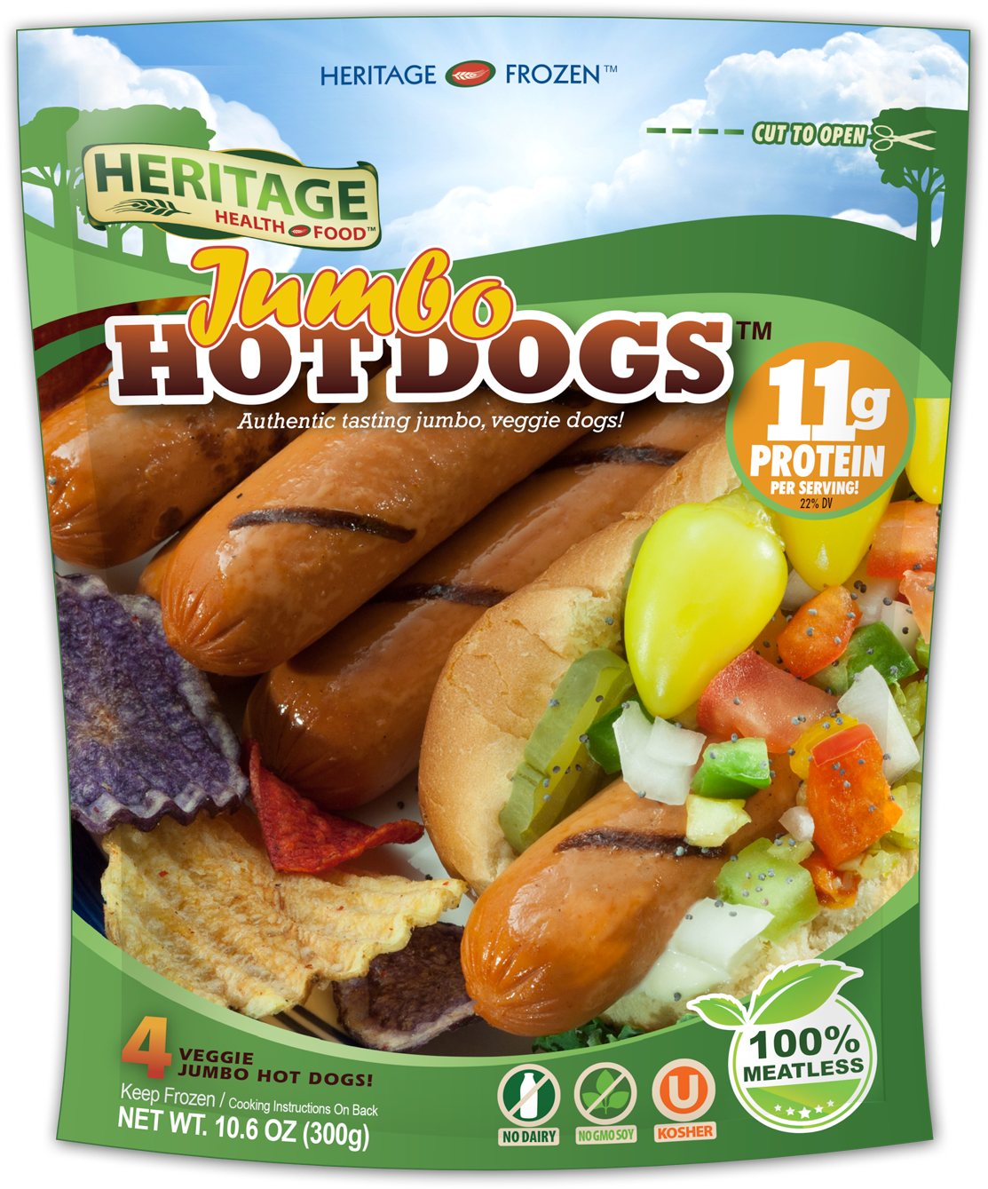 Jumbo Hot Dogs™ - Bánh (1191x1364), Png Download