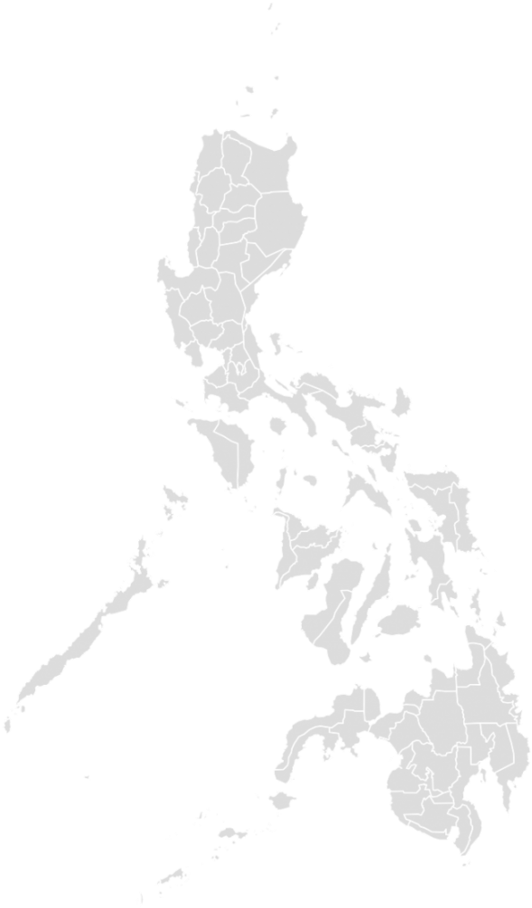 Philippine Map Outline Png - Colorless Philippine Map (633x1024), Png Download
