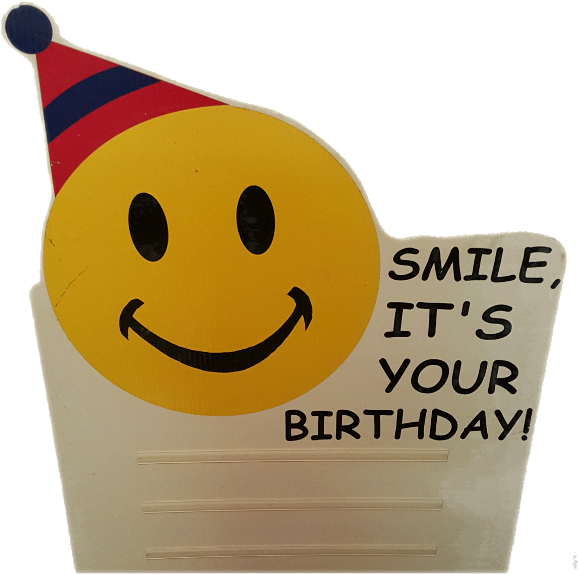 Birthday Smiley Add A Mixture Of Smiles, Stars, Or - Smiley (600x596), Png Download