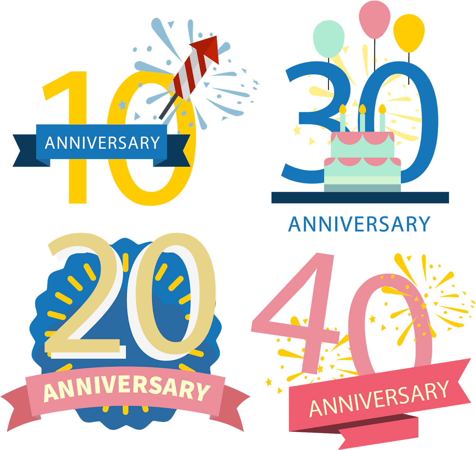 Happy Anniversary By Glomper - Graphic Design (1600x1600), Png Download