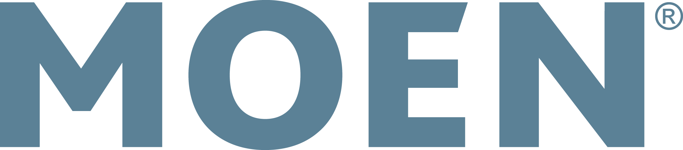 Moen Logo Png (2200x485), Png Download