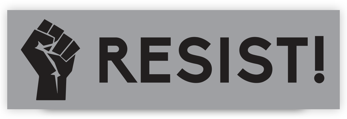 Resist Fist - Sign (1200x1200), Png Download