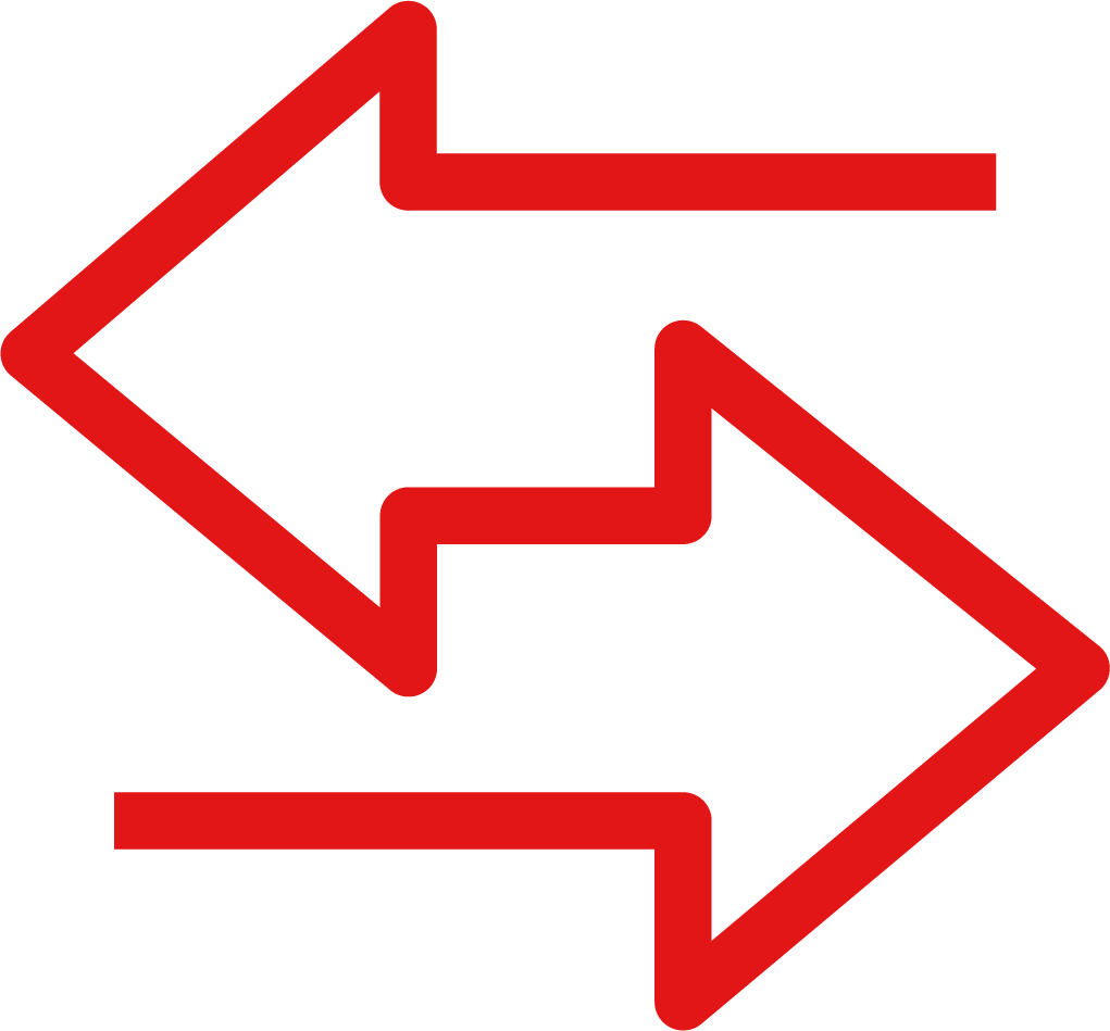 Were Wrong Goods Delivered, Were The Goods Damaged - Arrow Back And Forth (1021x949), Png Download