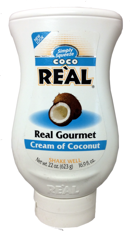 Coco Real Cream Of Coconut (436x775), Png Download