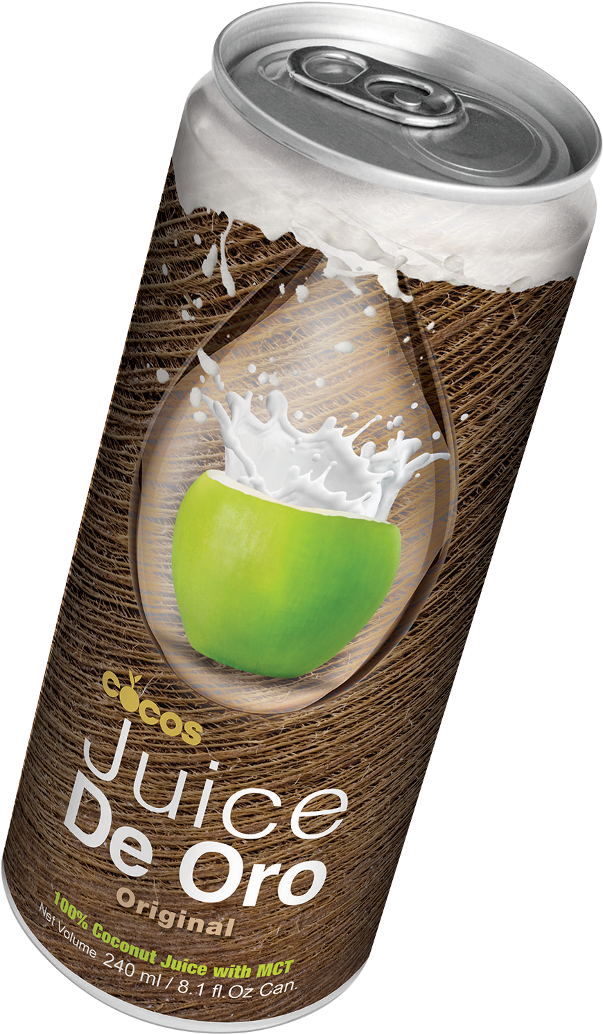 Coconut Milk Beveragejuice De Oro - Vodka And Tonic (1476x1949), Png Download