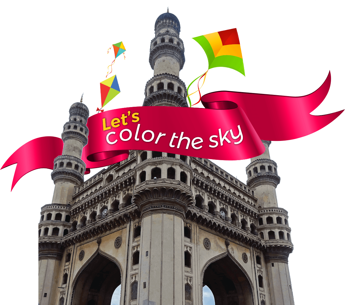 Clipart Kite Sankranthi - Charminar (1132x1000), Png Download