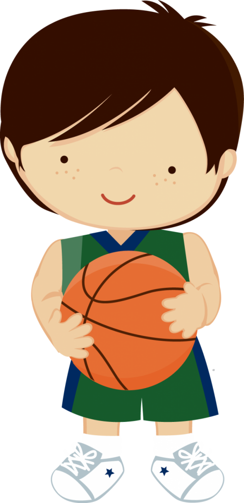 Basketball Babies Png - Minus Say Hello Esportes (498x1024), Png Download