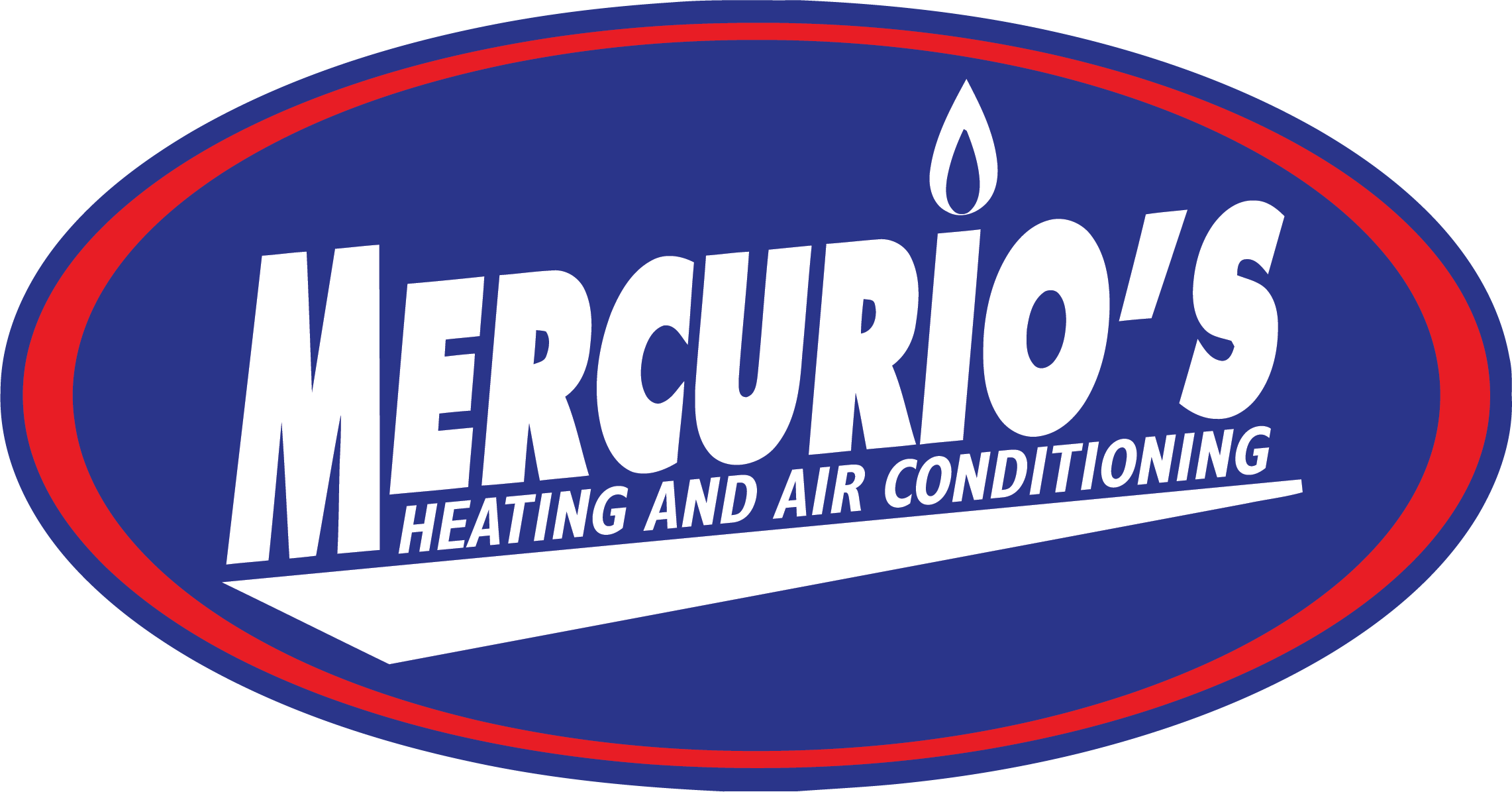 Mercurio's Heating & Air Conditioning - Mercurio's Heating (2283x1195), Png Download