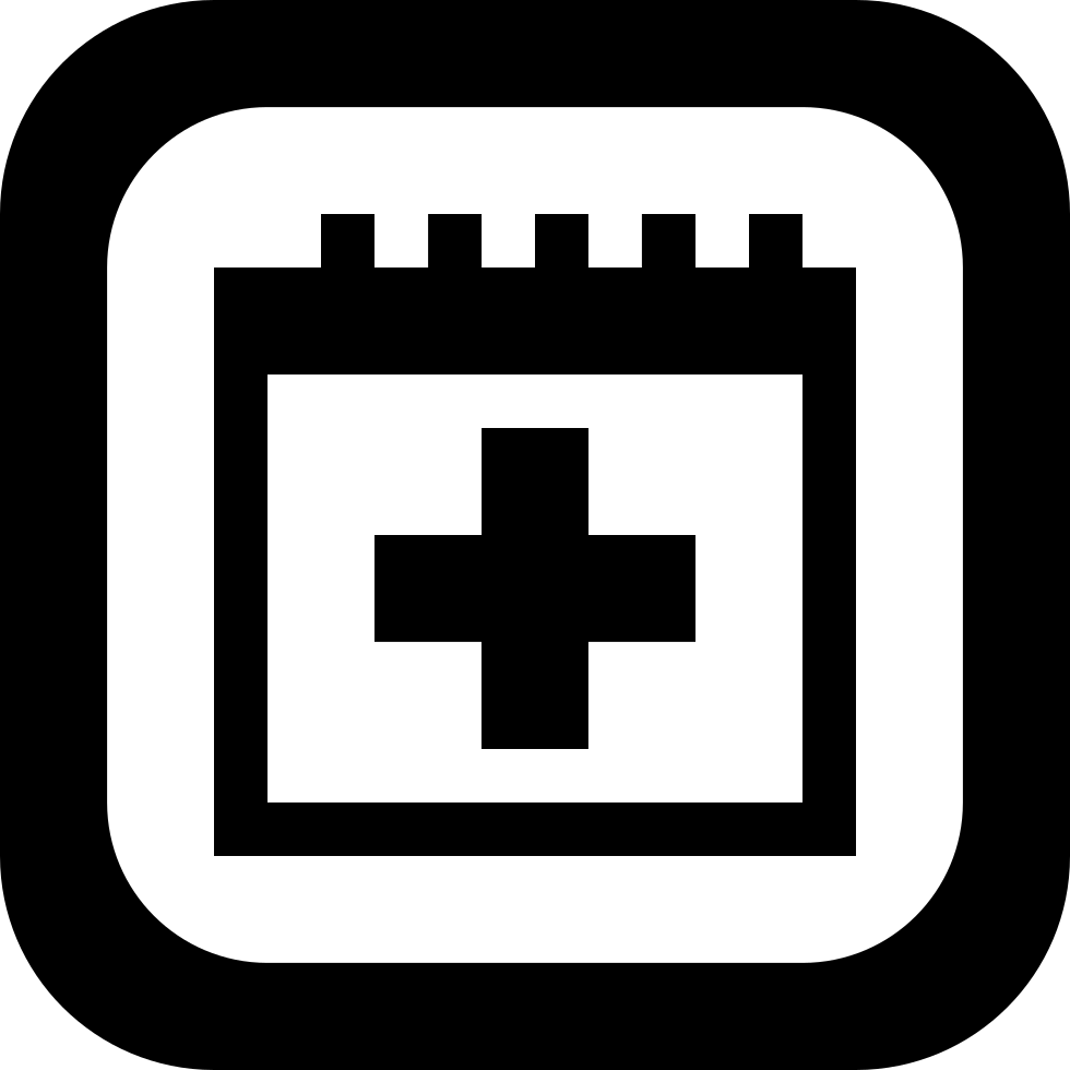 Calendar Icons Transparent White - Sad Face Svg (980x980), Png Download