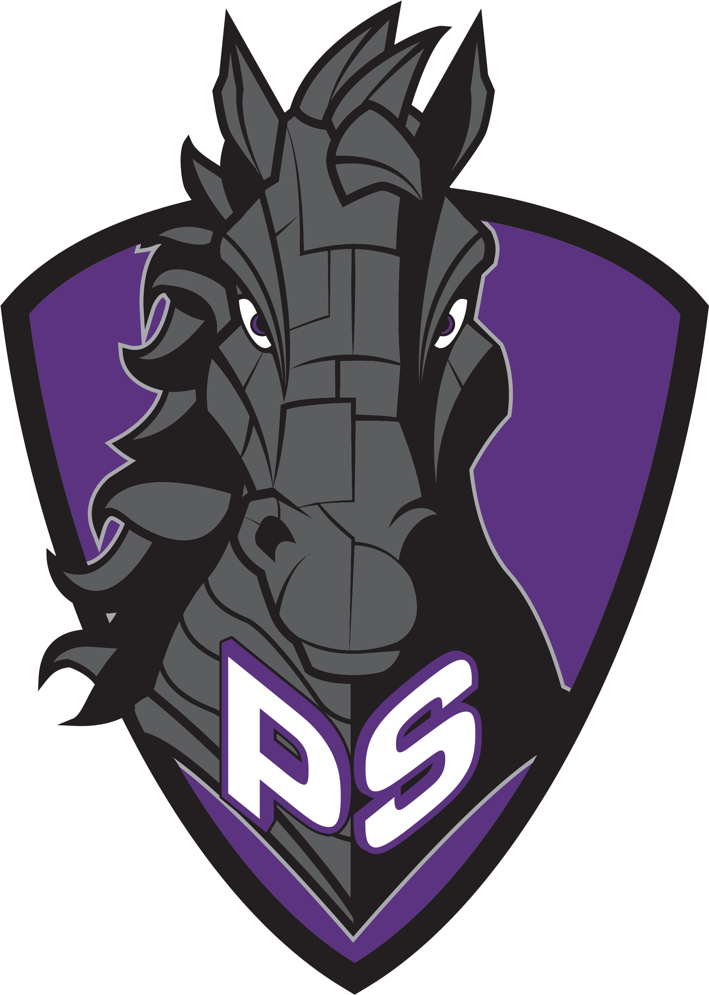 Iron Horse Athletics - Philip Simmons High Logo (2414x3276), Png Download