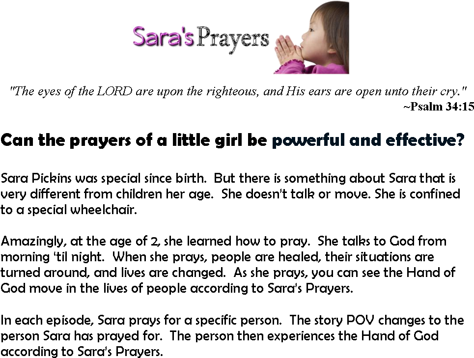 Saras Prayer Show Card - Child Praying (977x783), Png Download