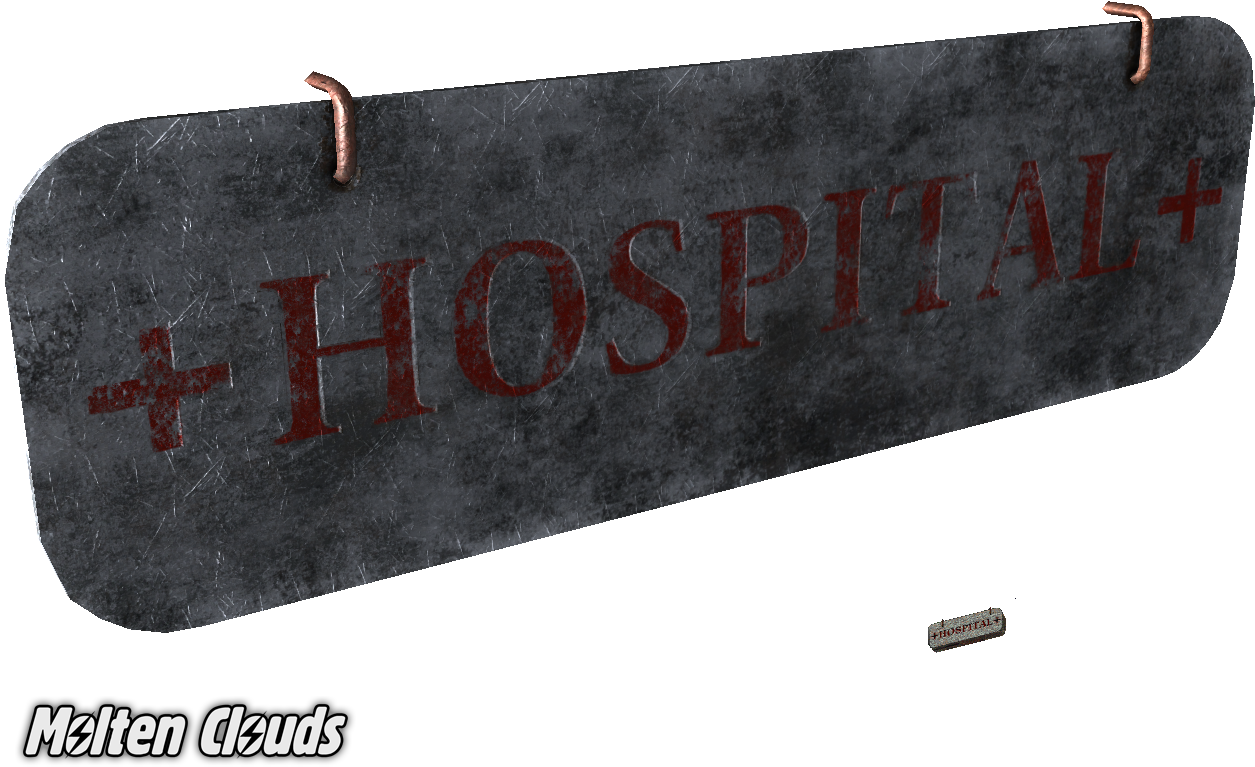 Report Rss Hospital Sign - Sign (1280x960), Png Download