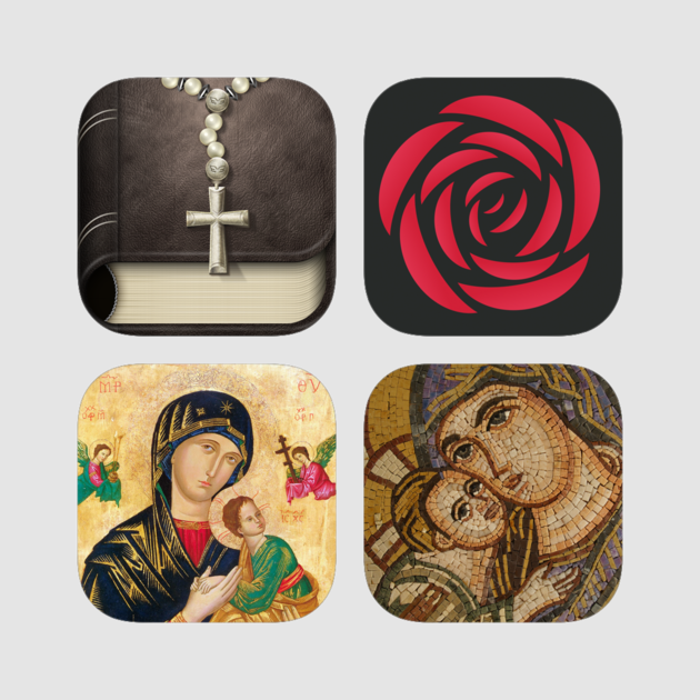 Blessed Virgin Mary Apps Bundle 4 - Our Mother Of Perpetual Help (630x630), Png Download