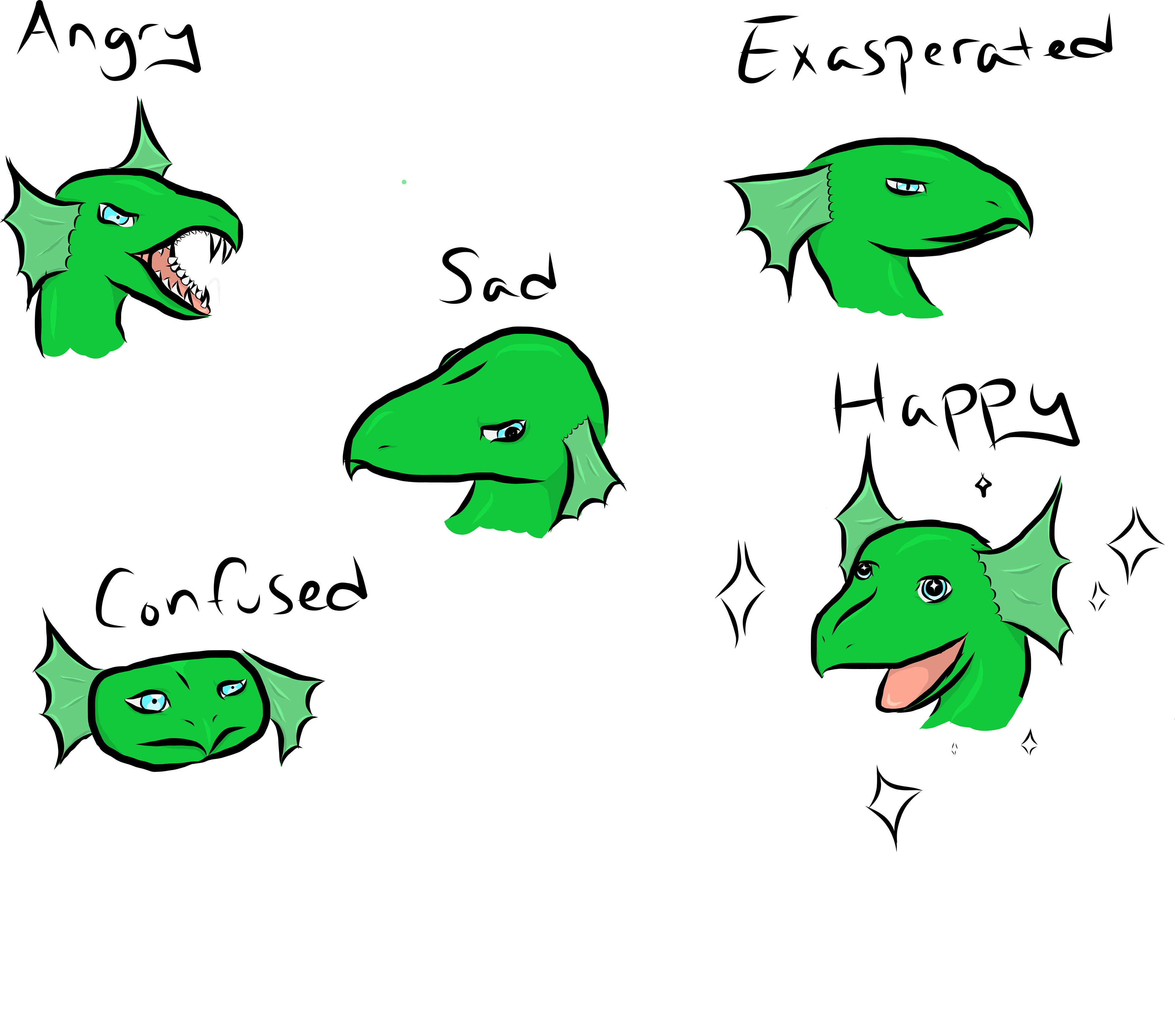 Sea Monster Character Design - Cartoon (3840x3385), Png Download