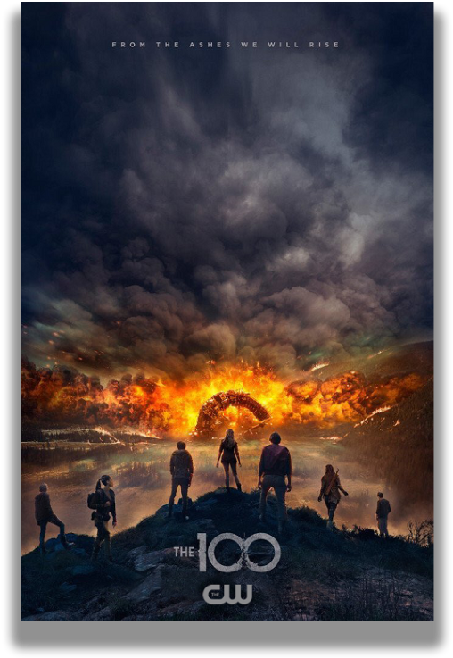 The 100[05x01-0813] Webrip - 100 Season 4 (520x750), Png Download