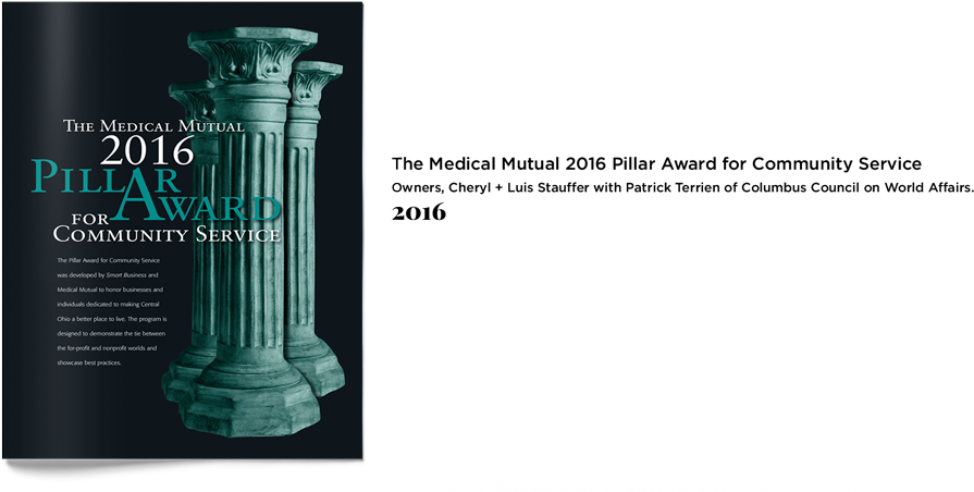 Medical Mutual 2016 Pillar Award - Column (1138x451), Png Download