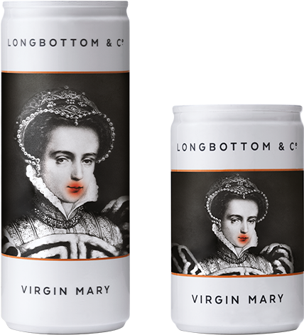 Virgin Mary Cans - Caffeinated Drink (602x828), Png Download