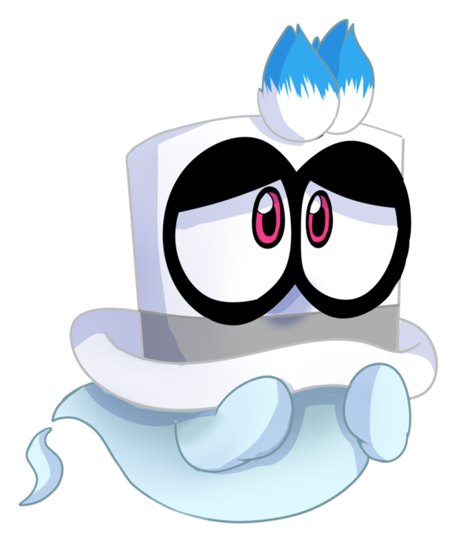Cappy The Hat/ghost By Penguinspuffy Drawing Practice, - Cappy The Hat Ghost (941x850), Png Download