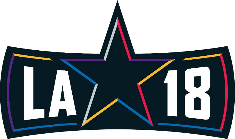 Visit Pelicans - Com - - All Star Weekend Logo 2018 (780x464), Png Download