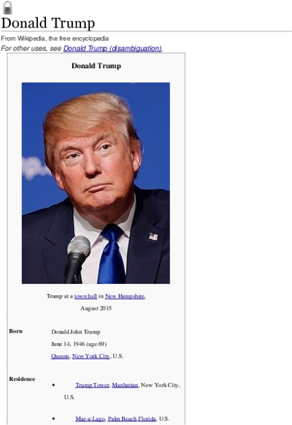 Docx - Donald Trump (600x776), Png Download