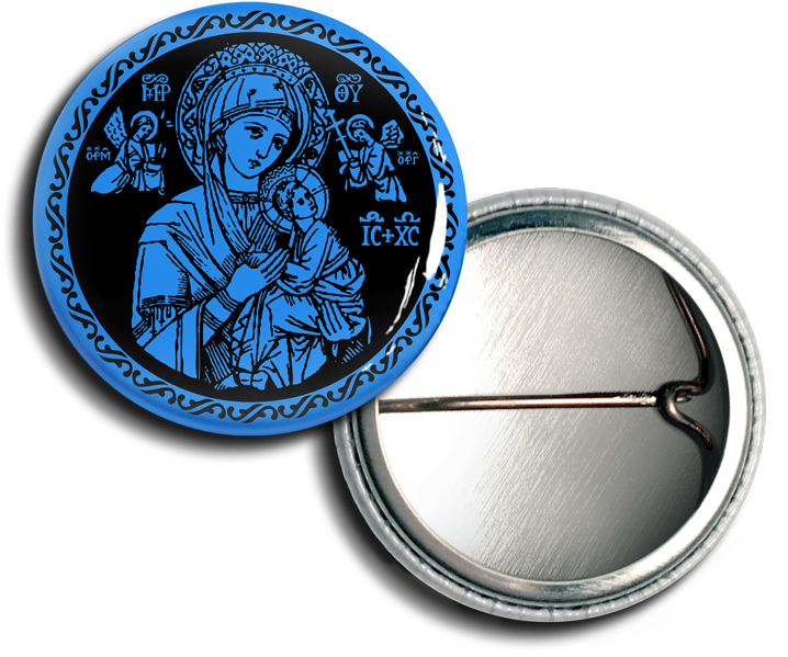 The Refuge And The Hope Of Sinners Button - Benedict Of Nursia (800x656), Png Download