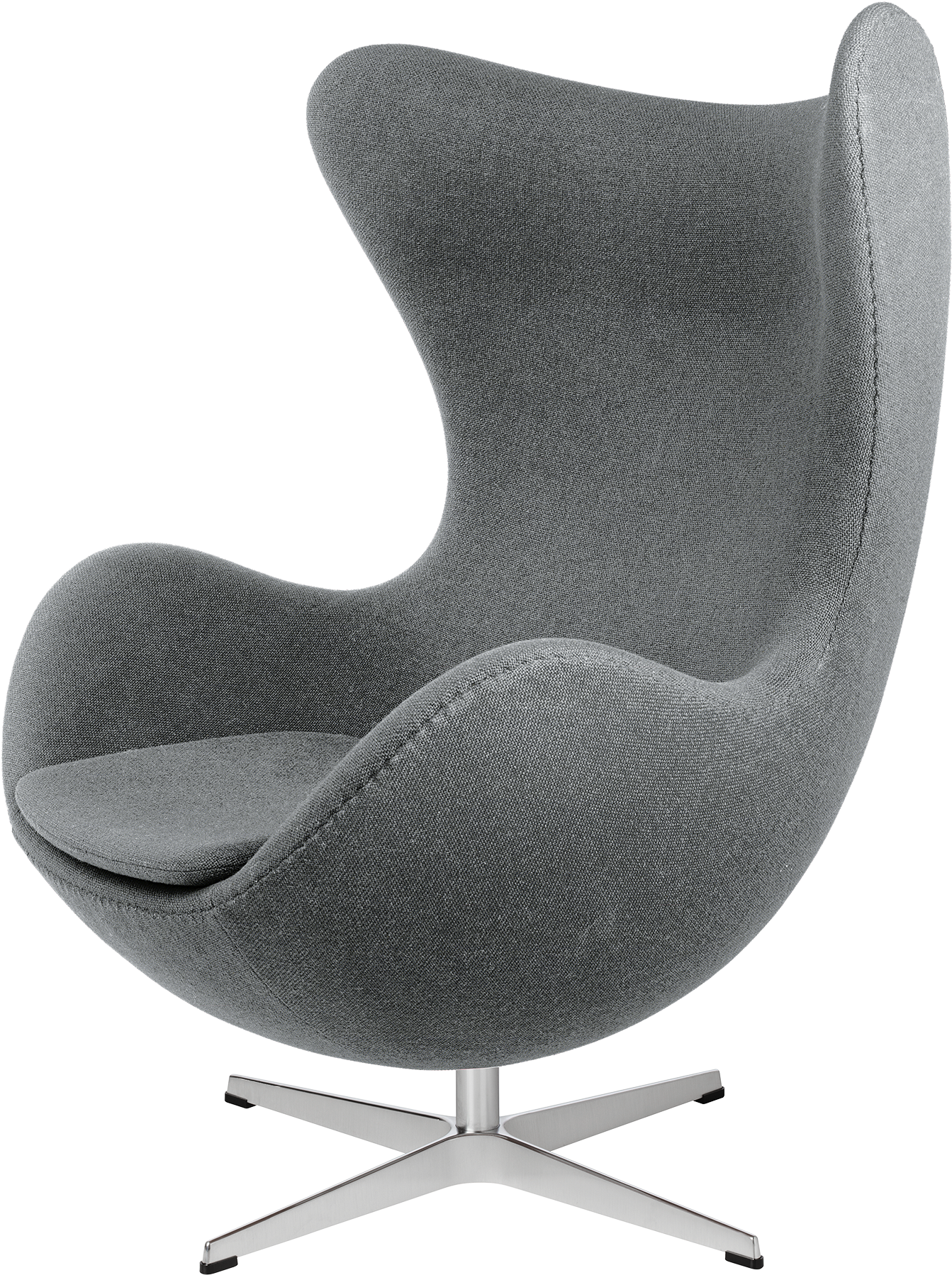 Hallingdal Egg - Egg Chair Grey (1600x1840), Png Download