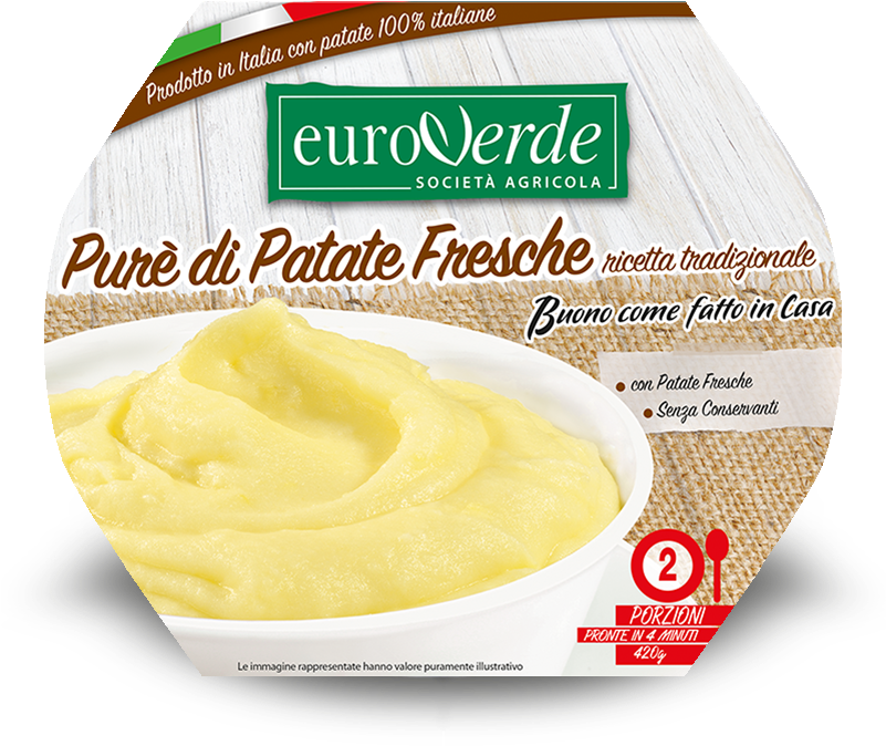 With Fresh Italian Potatoes - Purée (800x800), Png Download