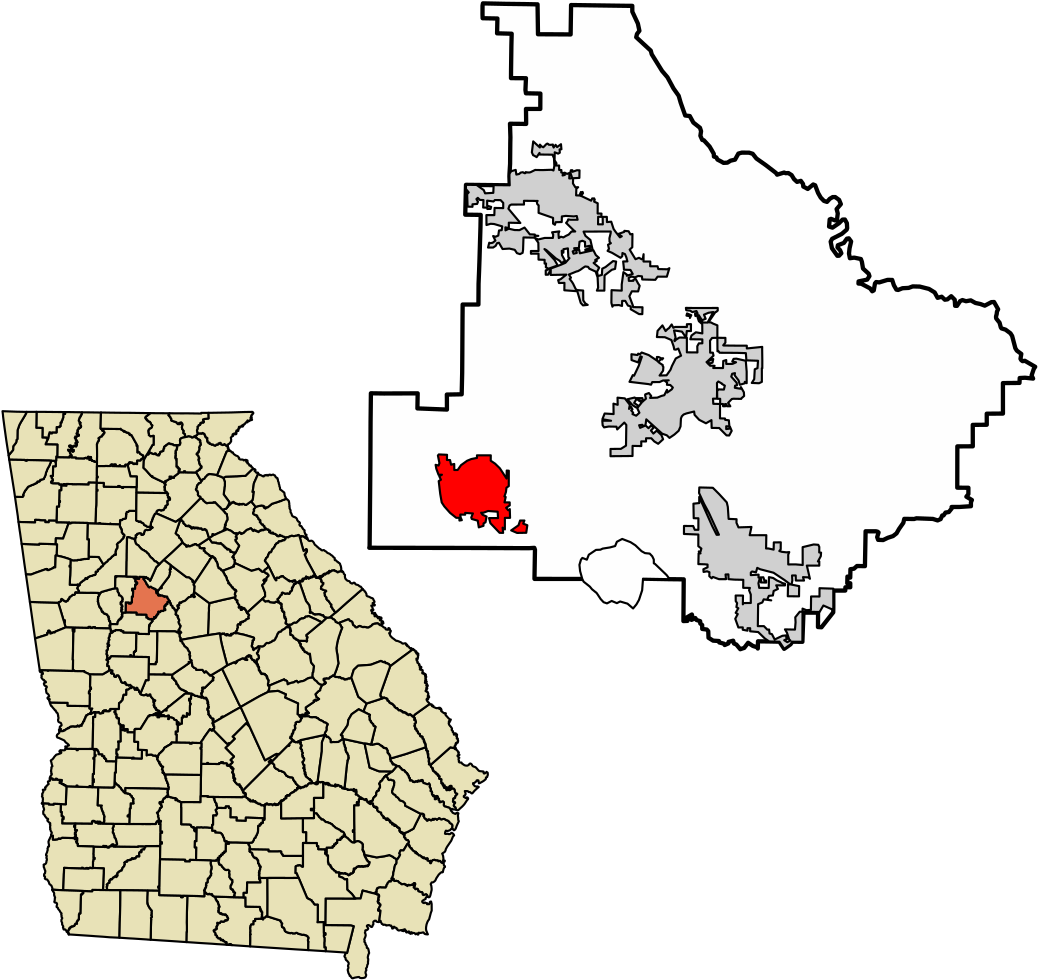 Henry County Map Unique File Henry County Georgia Incorporated - Chatsworth Ga On A Map (1080x1024), Png Download
